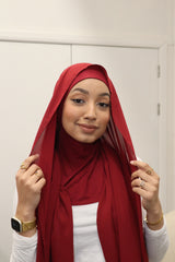 Ninja Instant Hijab - Maroon