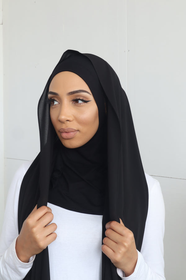 Ninja Instant Hijab - Kohl Black