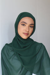 Classic Chiffon Instant Hijab - Leafy